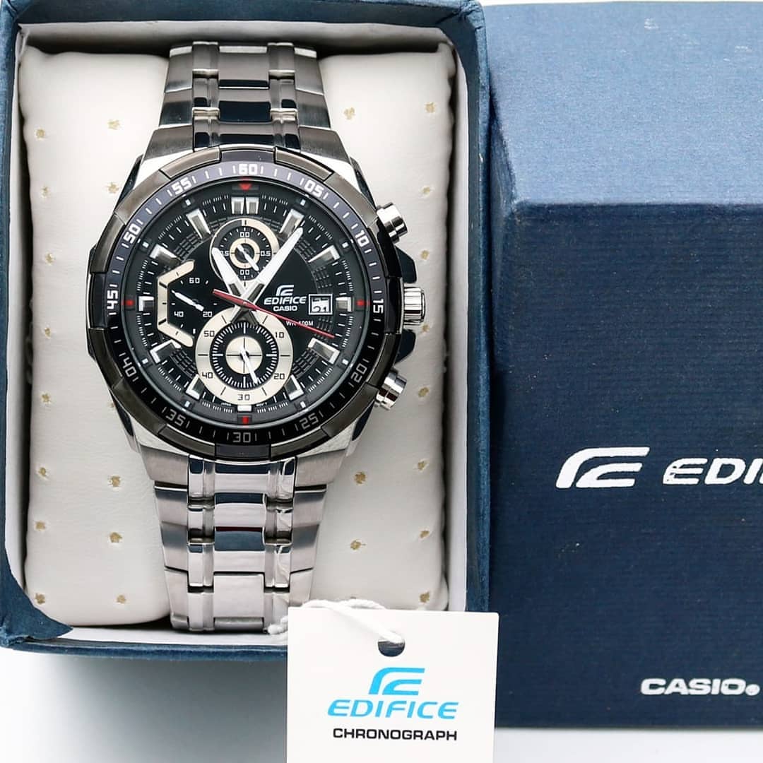 Casio Edifice Efr-539 SILVER BLACK