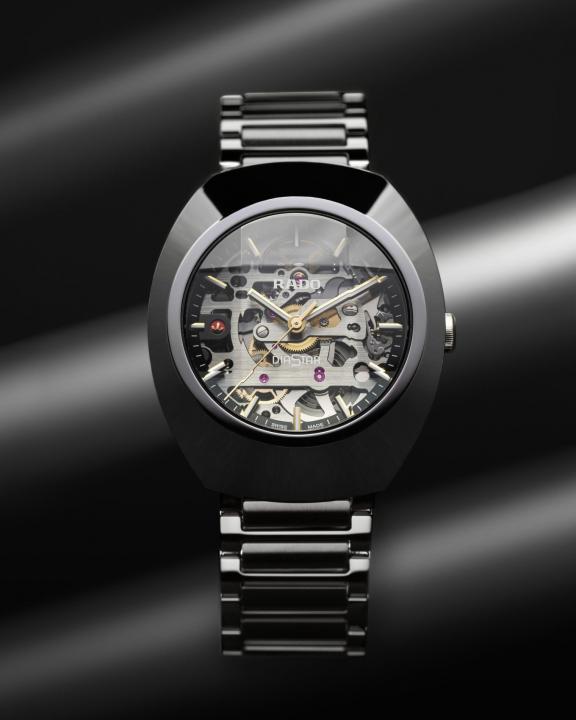 Rado black Diastar skeleton Automatic