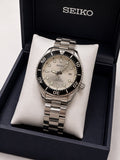 SEIKO PREMIUM SWIFT MOVEMENT BACK OPEN SILVER COLOUR
