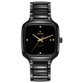 RADO TRUE SQUARE SWIFT MOVEMENT BLACK GOLD