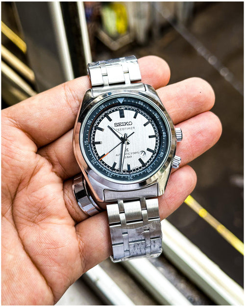 *SEIKO PROSPEX SPEEDTIMER CON TEMPORIZADOR SILVER-GREY