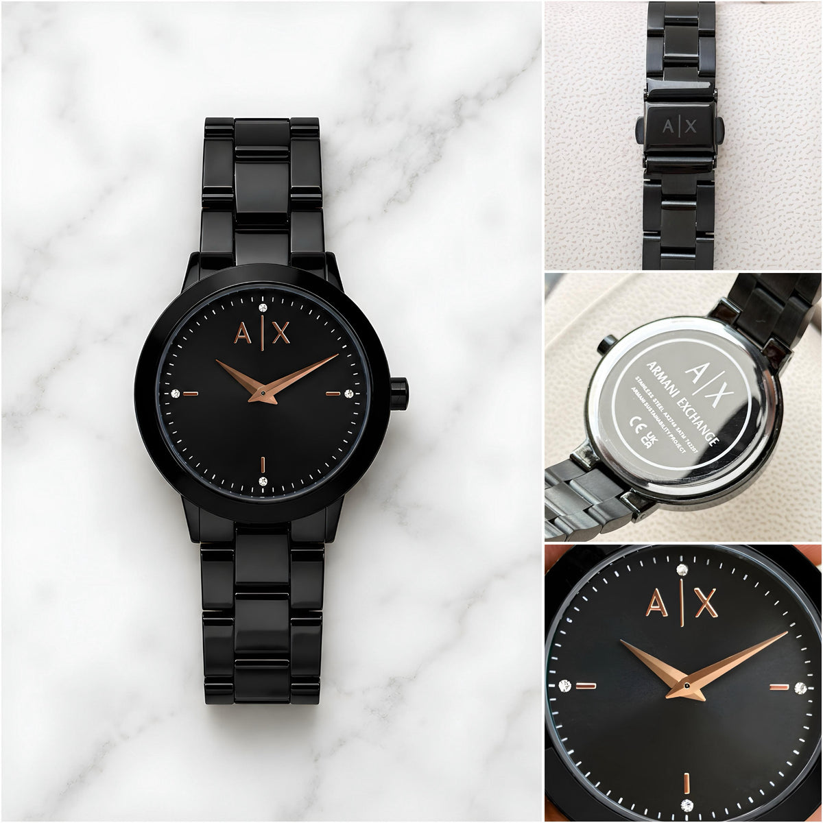 Armani Exchange Black Women's Catalog Model AX5173