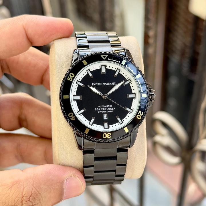 EMPORIO ARMANI SEA EXPLORER FULL BLACK