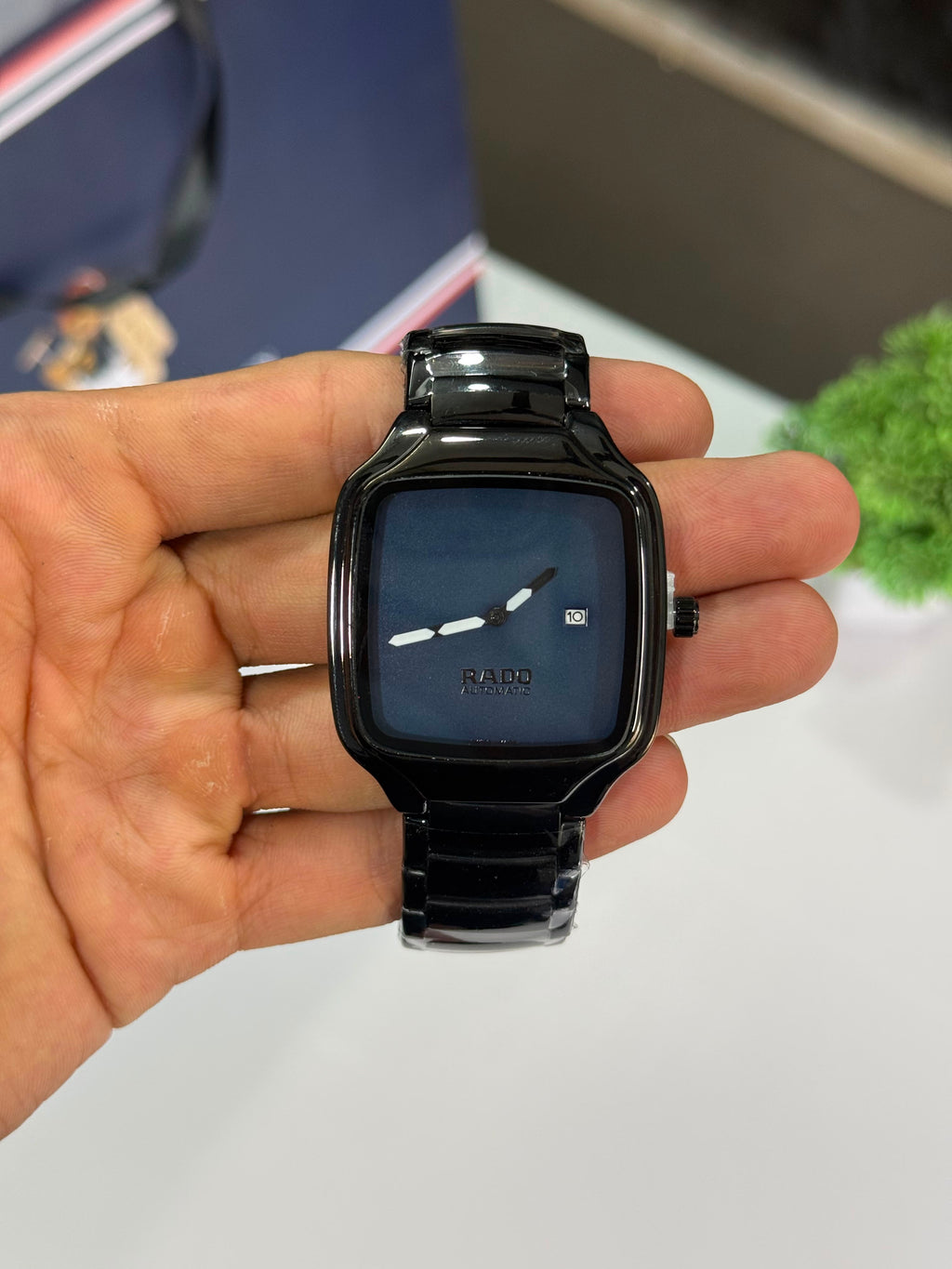 Product Name: RADO True Square

✔️Best Quality (All working) 
✔️New demanding model