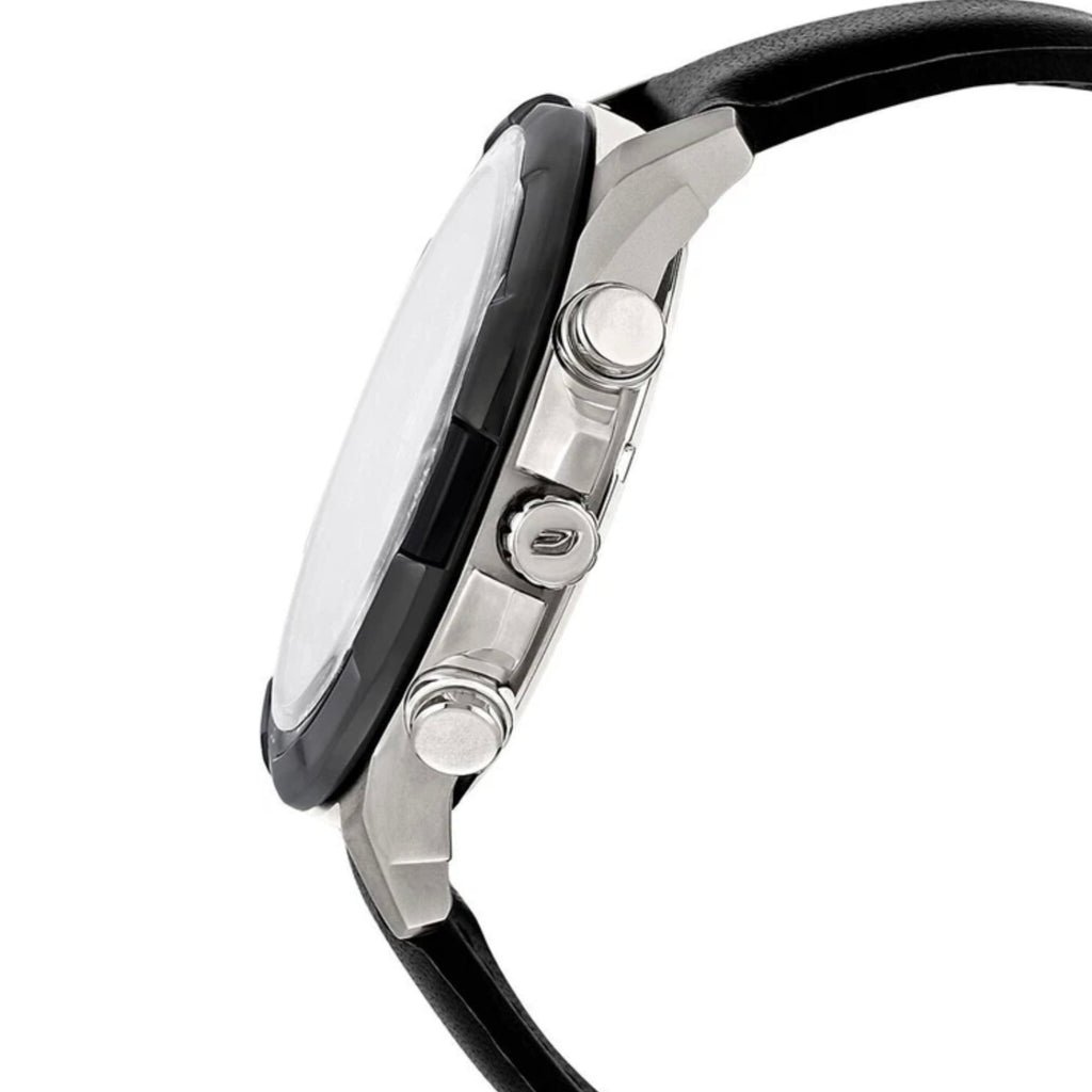 EDIFICE CASIO CHRONOGRAPH WATCH (LEATHER BELT)