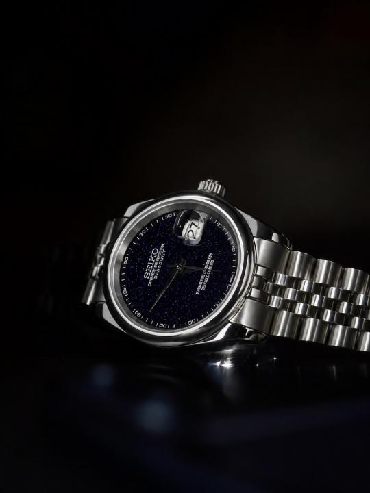 Seiko Oyster Perpetual Date Just Galaxy Black