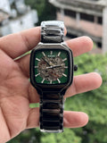 RADO TRUE SQUARE BLACK GREEN AUTOMATIC