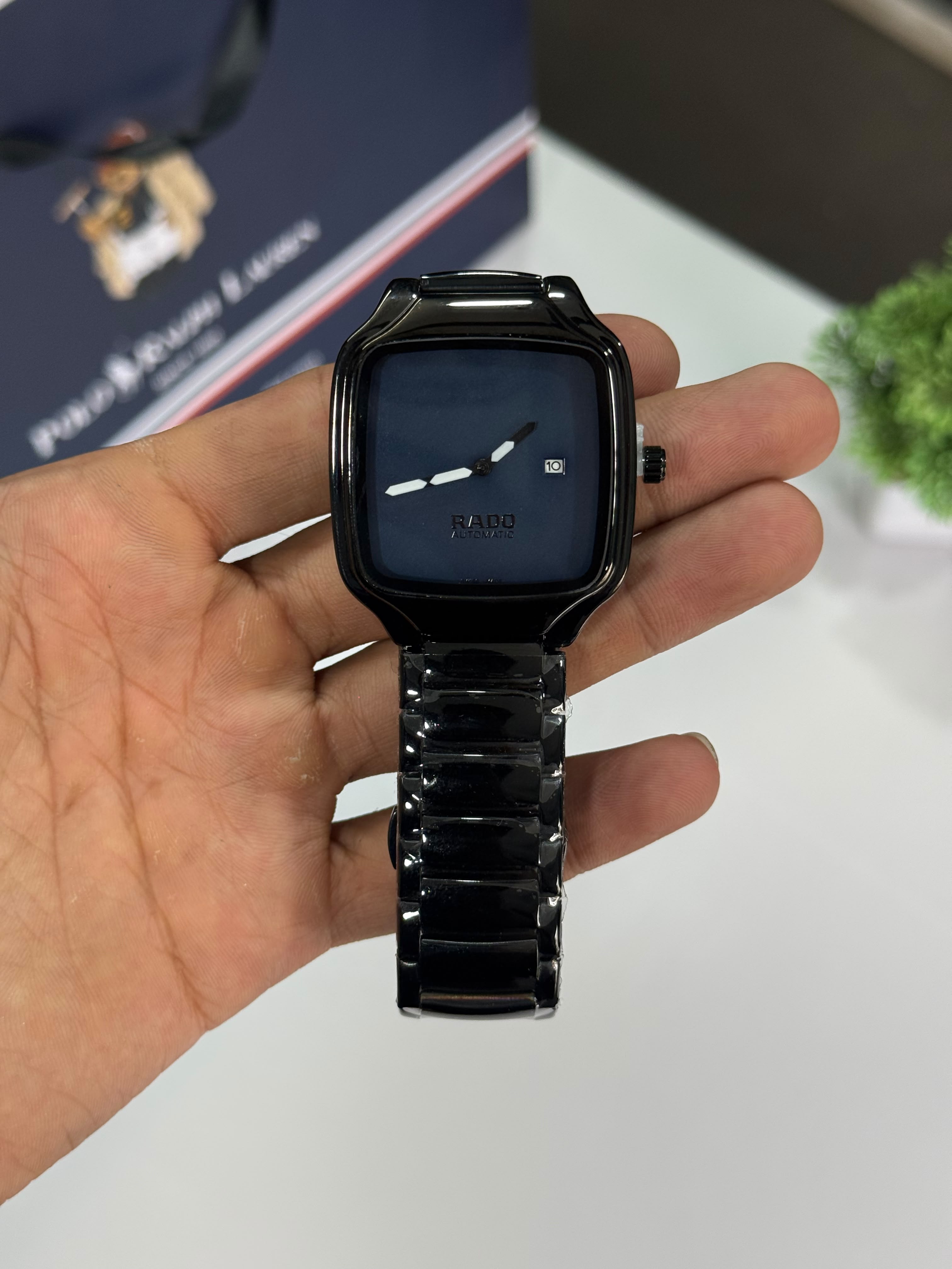 Product Name: RADO True Square

✔️Best Quality (All working) 
✔️New demanding model