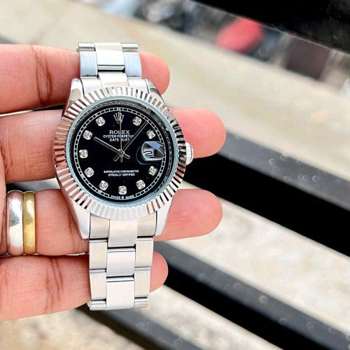 Rolex Datejust 41 Silver black Dial