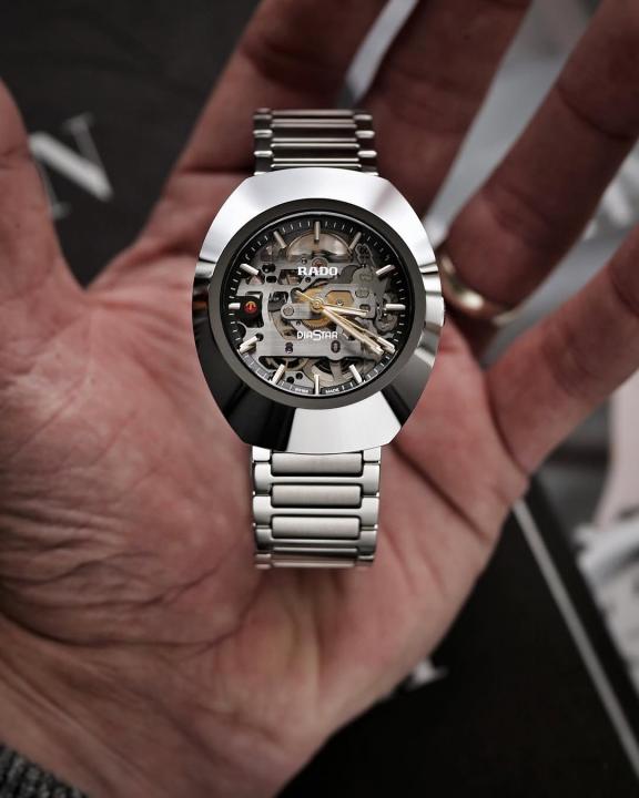Rad_o silver Diastar skeleton Automatic