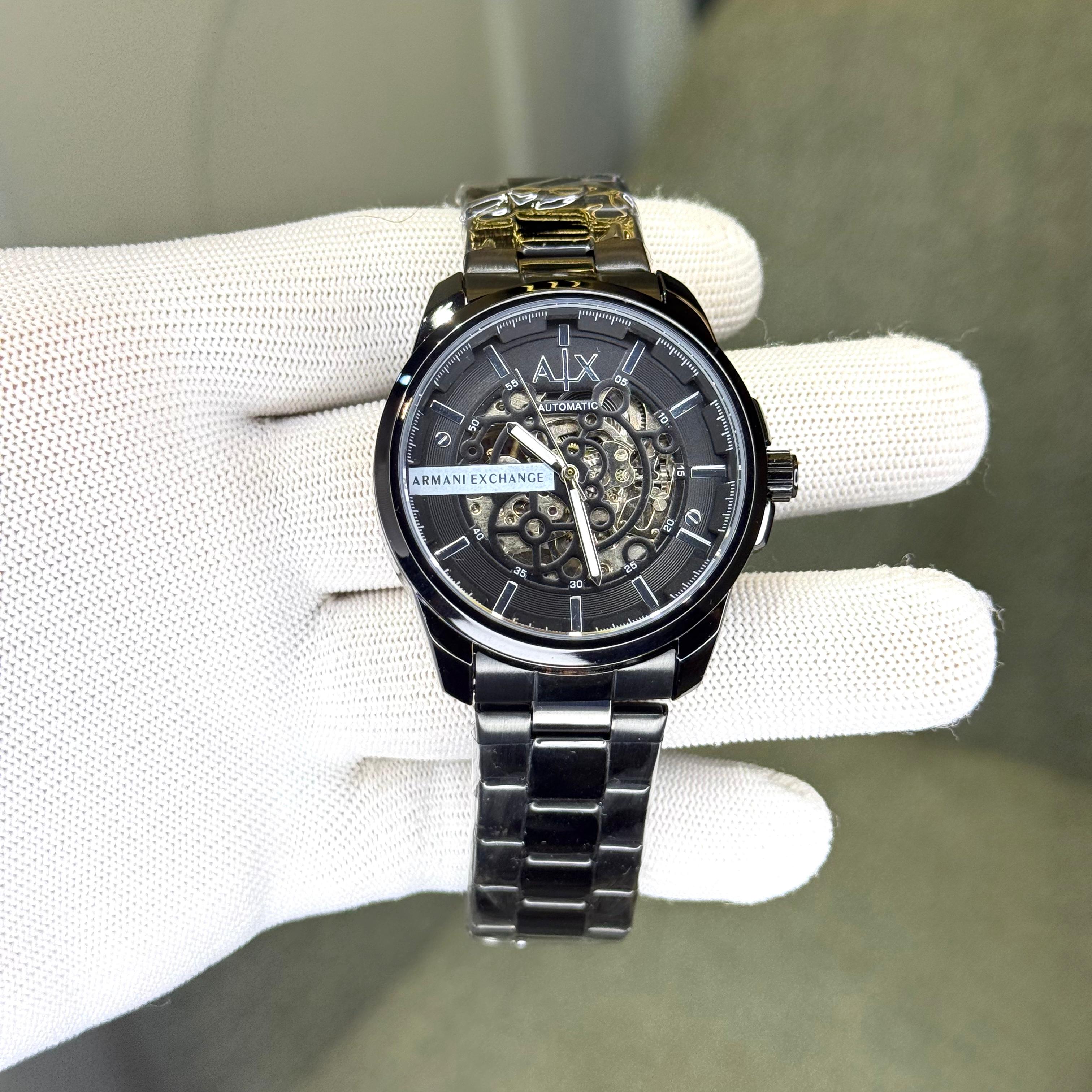 *Product Name : Armani Exchange Automatic  Black Silver 045*