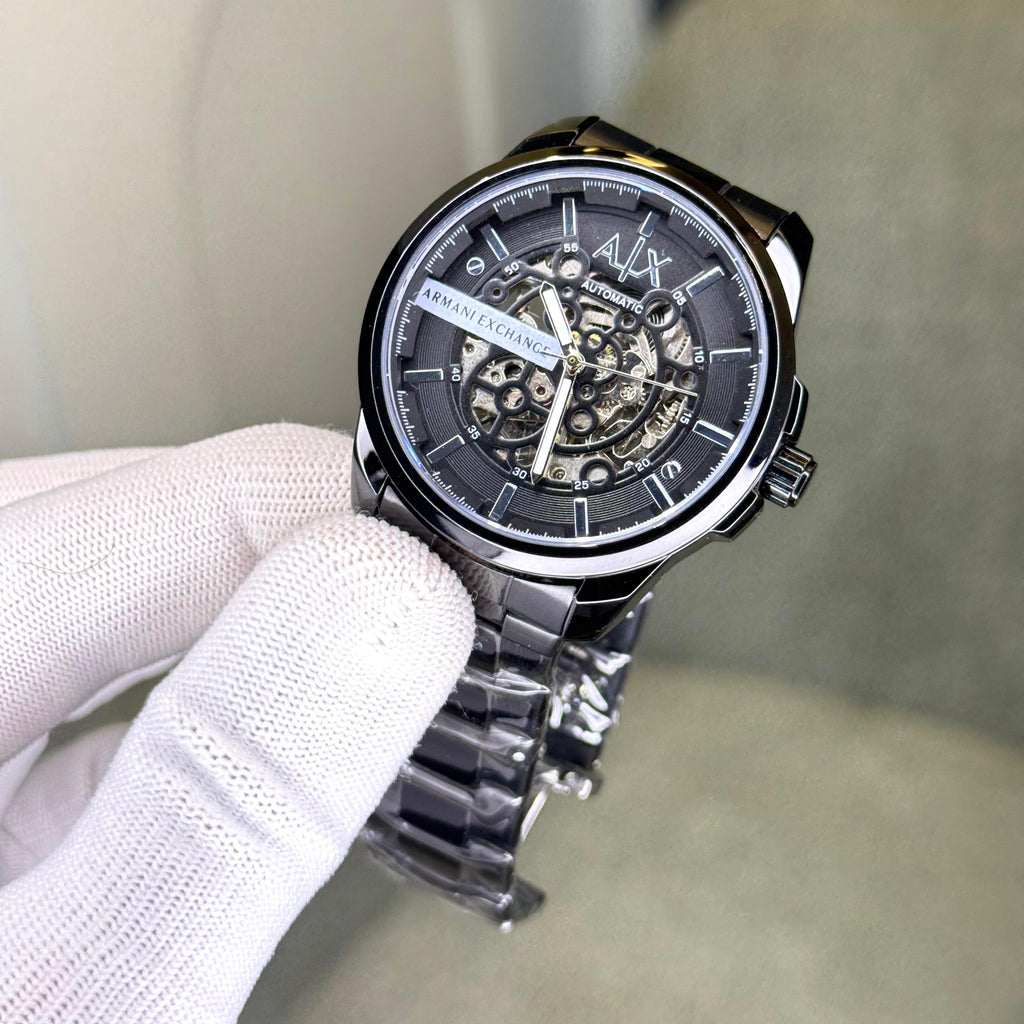 *Product Name : Armani Exchange Automatic  Black Silver 045*