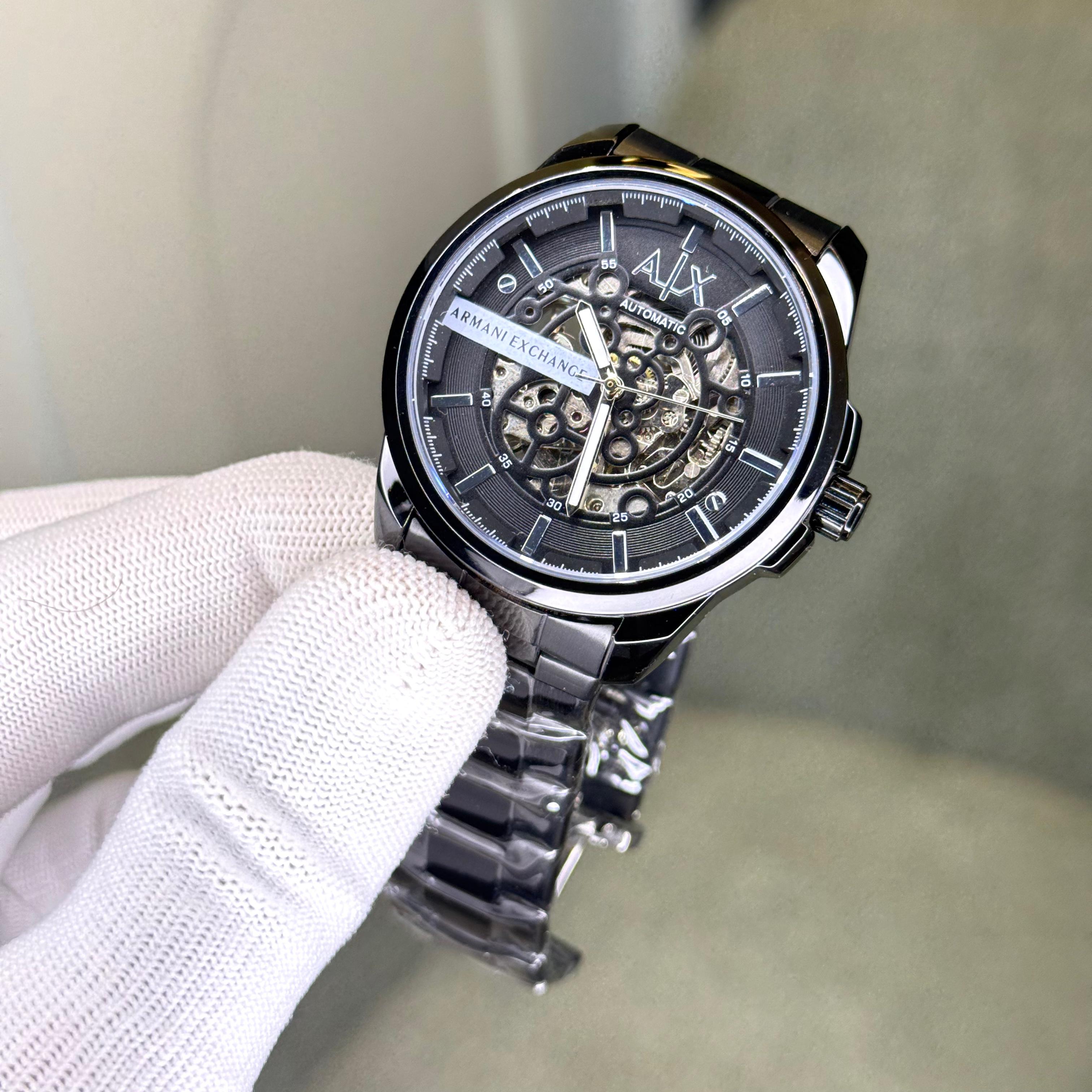 *Product Name : Armani Exchange Automatic  Black Silver 045*