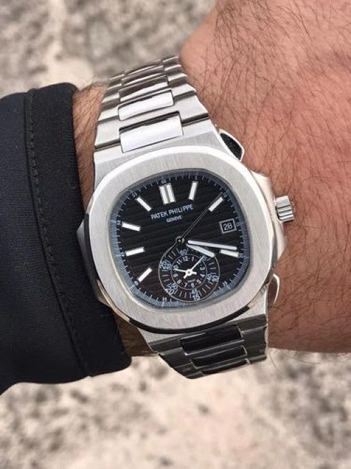 Patek Philippe Nautilus 5980 1AR Automatic SILVER BLACK