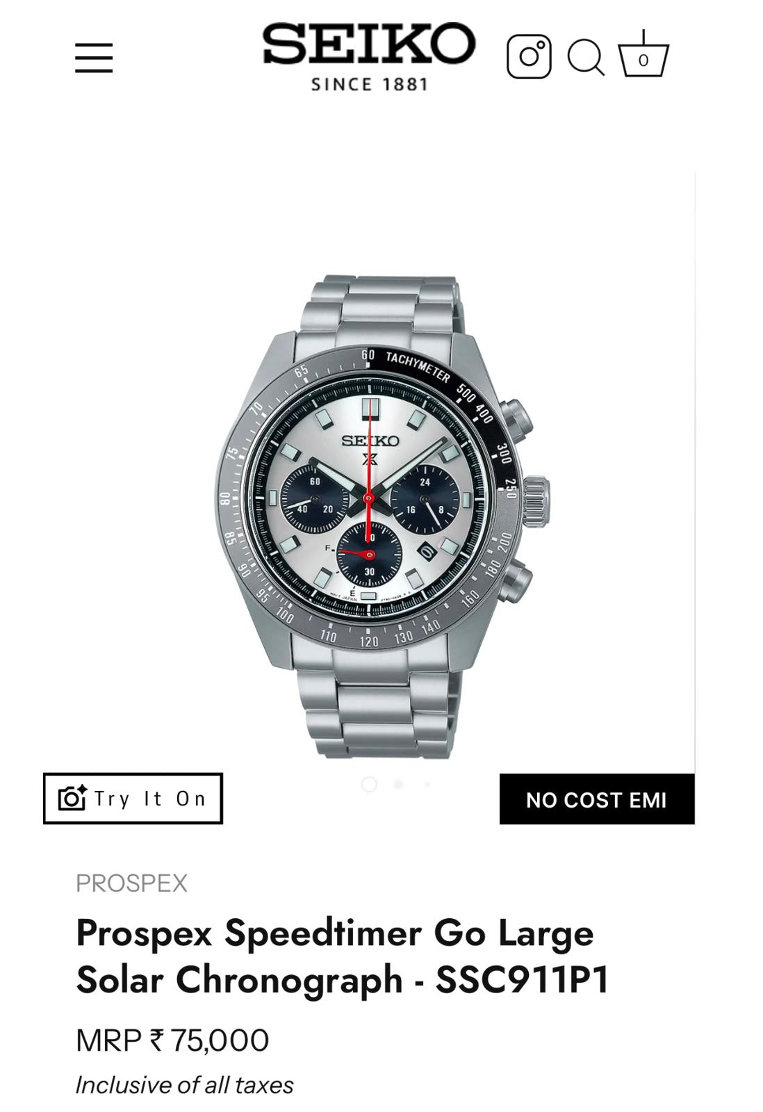 Product Name: Seiko Prospex Speedtimer


✔️1st Quality (All working) 
✔️New demanding model