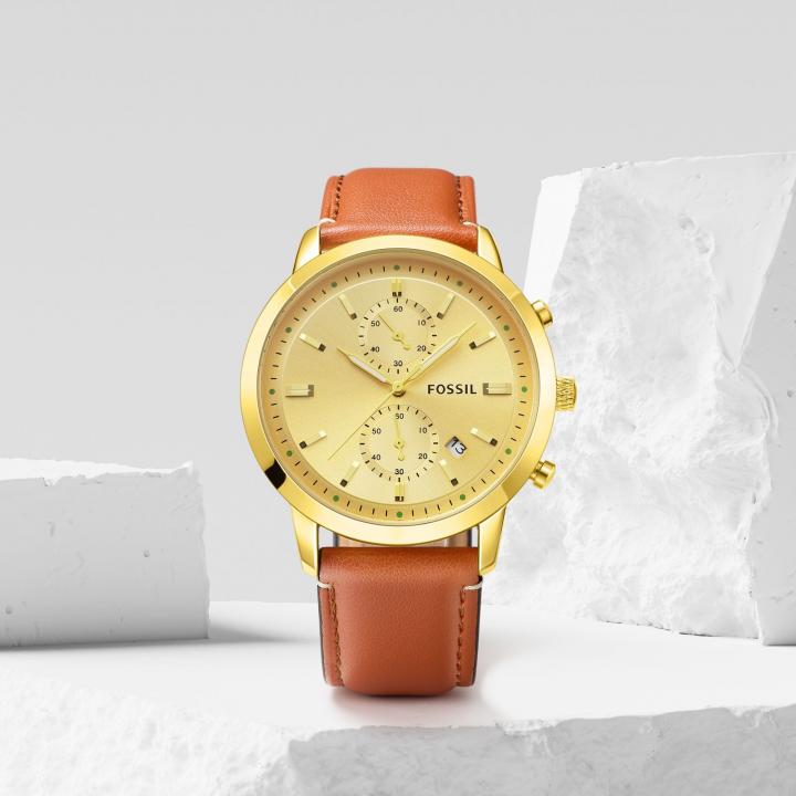 Fossiil Townsman Chronograph LightBrown Gold