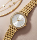 Michaell Kors Darci Gold-White