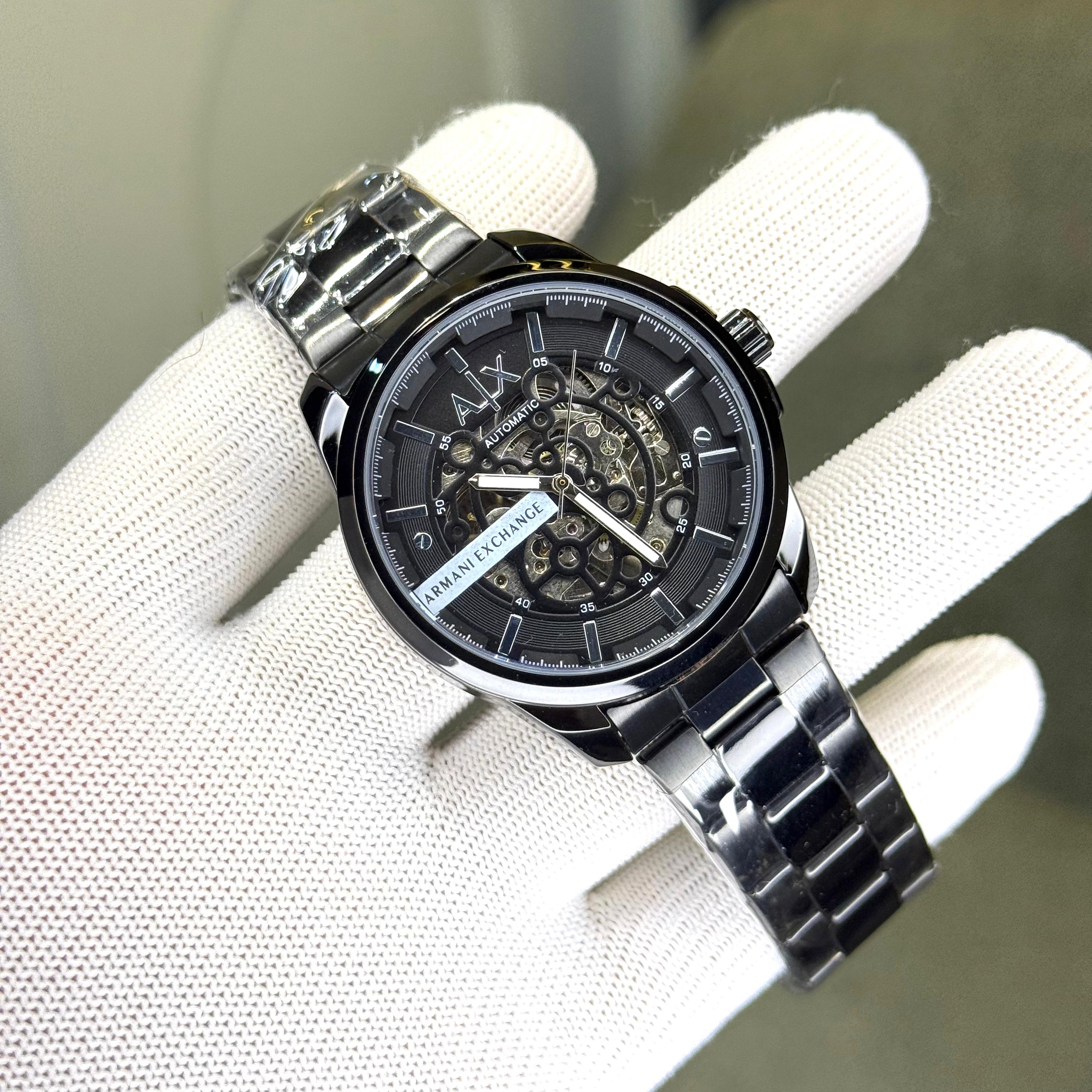 *Product Name : Armani Exchange Automatic  Black Silver 045*