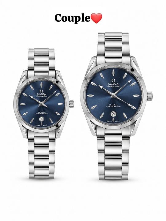 Omega Seamaster Couple Blue Dial