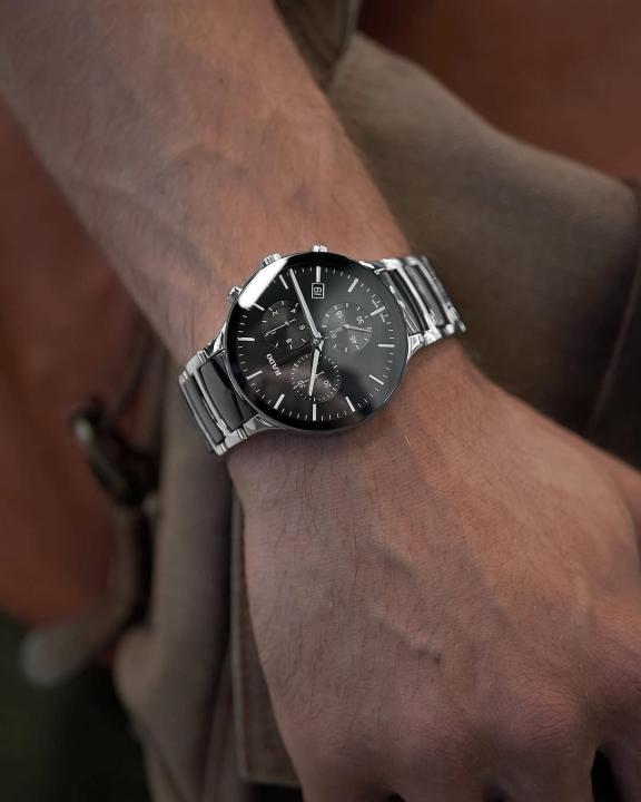 Rado centrix chronograph Black-silver