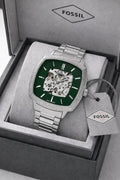 Fossil x Nick Jonas Machine Luxe silver white
