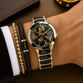 RADO _AUTO_GOLD-TT-BLACK