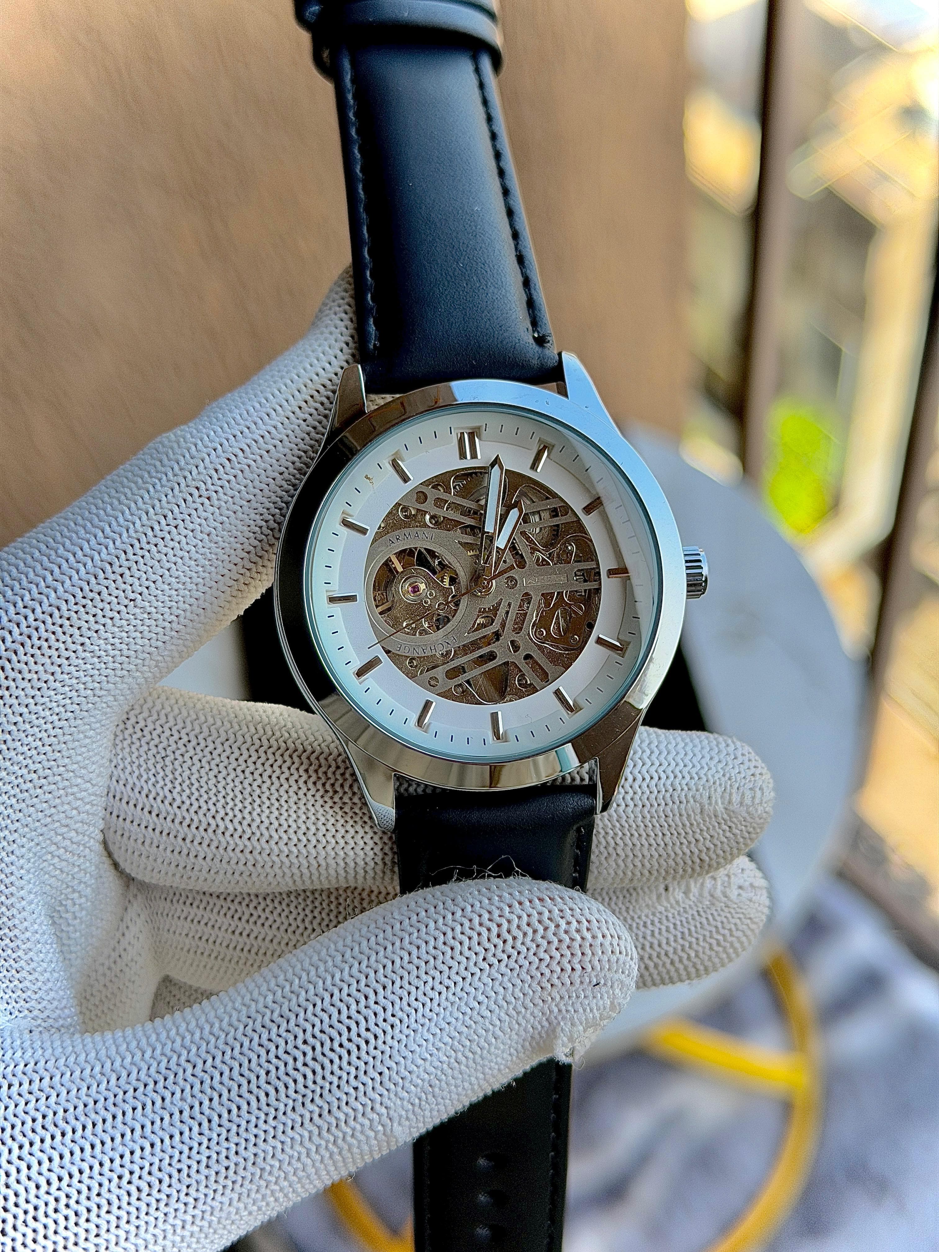 *Armani Exchange “Skeleton Automatic”(1st Time In India)