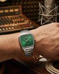 RADO  TRUE SQUARE SWIFT MOVEMENT SILVER GREEN