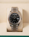Rolex Oyster Perpetual Day Date 40 Battery Silver-Black