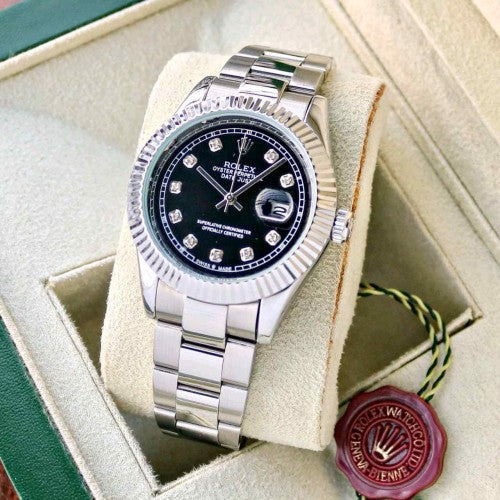 Rolex Datejust 41 Silver black Dial