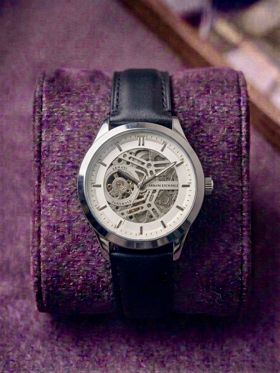 *Armani Exchange “Skeleton Automatic”(1st Time In India)