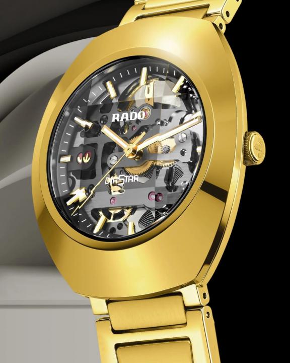 Rado gold Diastar skeleton Automatic