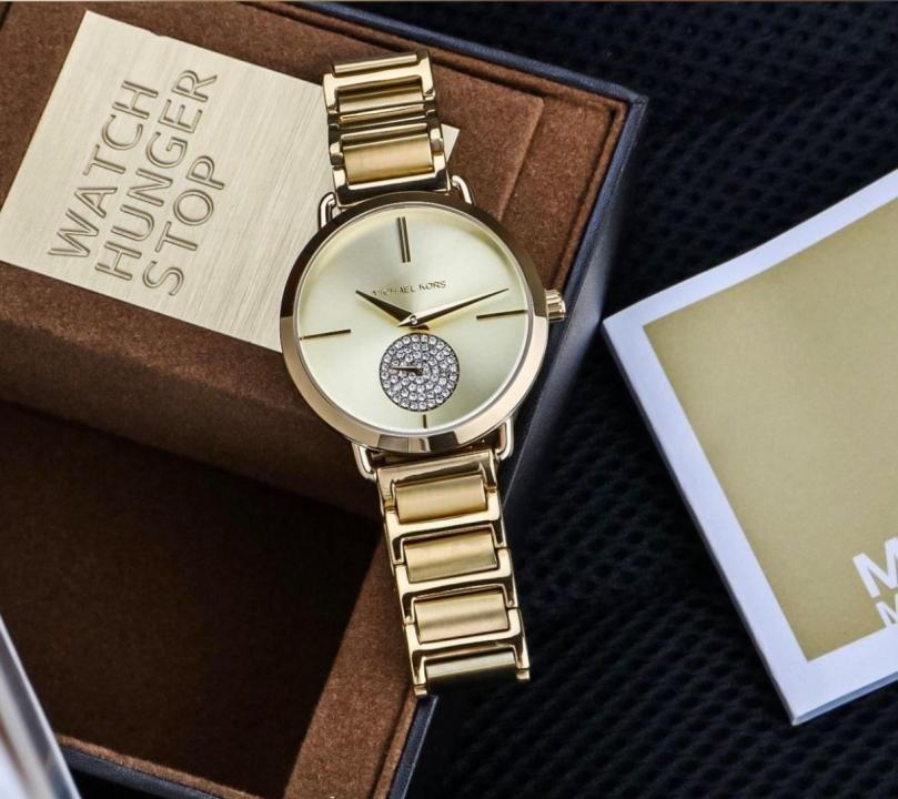 Michael Kors Portia (E.G. MK3638 Store Article Japan Quality Full Gold