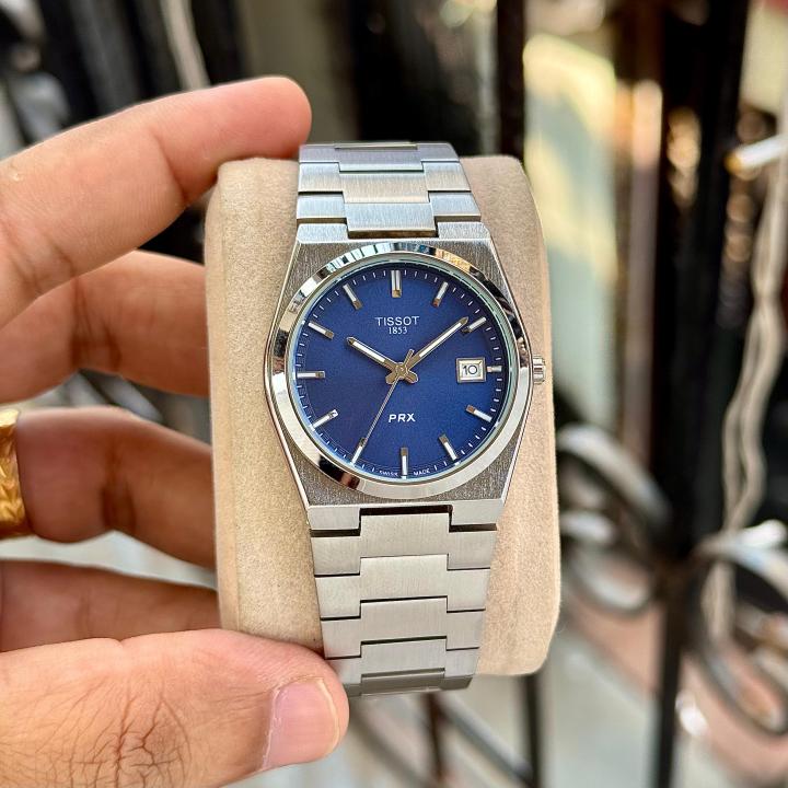 Tissot PRX Ladies Silver Blue