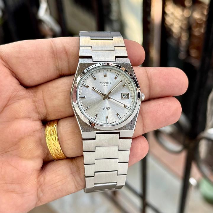 Tissot PRX Ladies Silver White